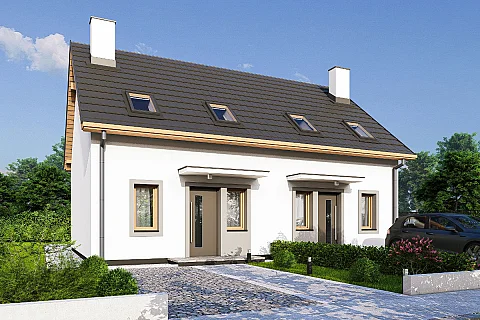 projekt szeregu Morski 3 - dwulokalowy L.LL