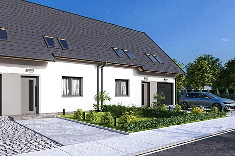 projekt szeregu Sara 2 - dwulokalowy PL.P